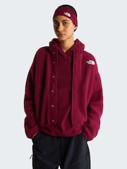 أحمر - The North Face Cragmont Popper Front Fleece Jacket - صورة 4 من 6