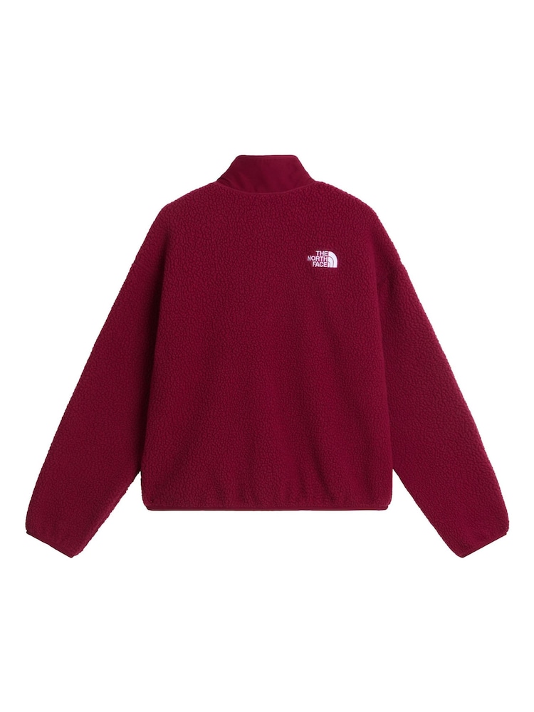 أحمر - The North Face Cragmont Popper Front Fleece Jacket - صورة 6 من 6