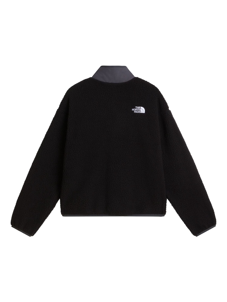 أسود - The North Face Cragmont Popper Front Fleece Jacket - صورة 6 من 6