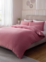 Pink Blush Teddy Fleece Bed Set - Image 1 of 4