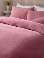 Pink Blush Teddy Fleece Bed Set - Image 2 of 4