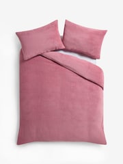Pink Blush Teddy Fleece Bed Set - Image 4 of 4