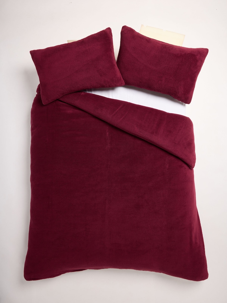 Pink Berry Teddy Fleece Bed Set - Image 5 of 5
