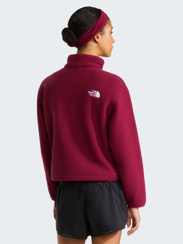The North Face Red Fleeski 1/4 Zip Fleece - Image 3 of 3 The North Face Red Fleeski 1/4 Zip Fleece - Image 3 of 3