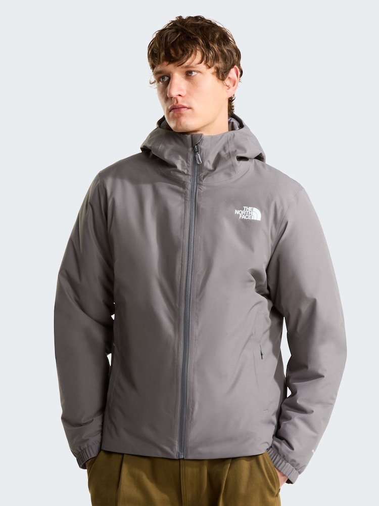 The North Face Grey Quest Mono Insulated Rain Jacket - Image 1 of 6 The North Face Grey Quest Mono Insulated Rain Jacket - Image 1 of 6