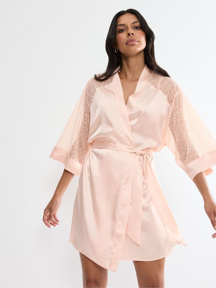 Triumph Nude A Weekend to Remember Robe - Image 1 of 5 Triumph Nude A Weekend to Remember Robe - Image 1 of 5