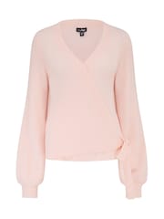 Rosa - Pour Moi Hyggelig strikket omslagscardigan - Bilde 3 av 4