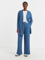 JD Williams Blue Soft Touch Cardigan - Image 1 of 4