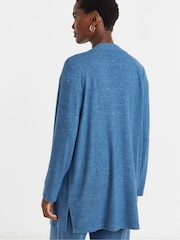 JD Williams Blue Soft Touch Cardigan - Image 2 of 4