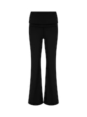 Pour Moi Black The Buttery Soft Moves With You Flared Leggings - Image 3 of 4