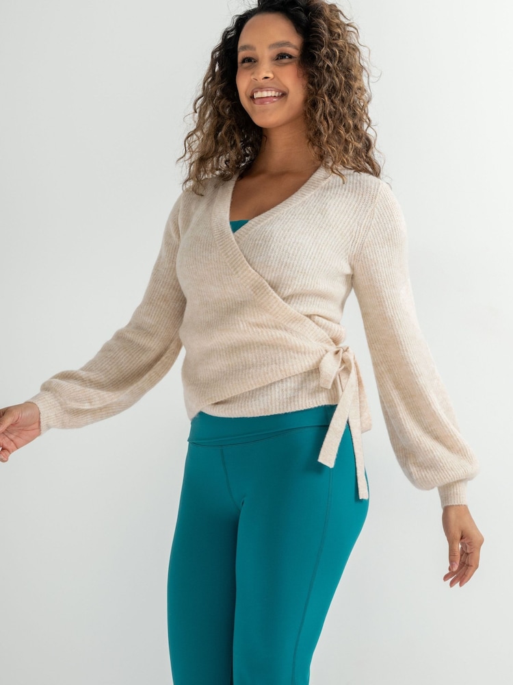 שמנת - Pour Moi The Cosy Knit Wrap Cardigan - תמונה 1 מתוך 4 שמנת - Pour Moi The Cosy Knit Wrap Cardigan - תמונה 1 מתוך 4