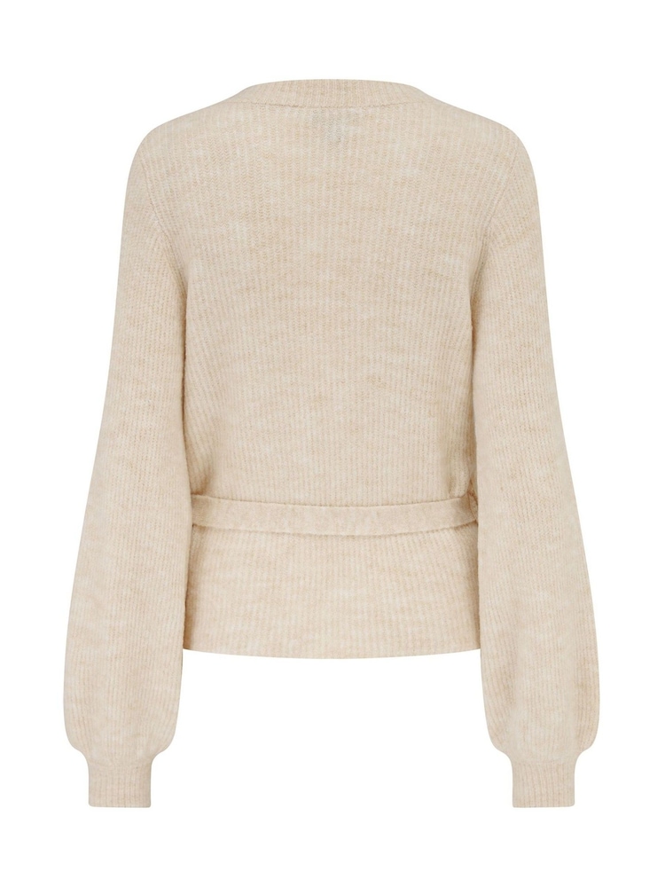 שמנת - Pour Moi The Cosy Knit Wrap Cardigan - תמונה 4 מתוך 4 שמנת - Pour Moi The Cosy Knit Wrap Cardigan - תמונה 4 מתוך 4