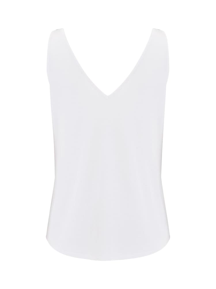 Pour Moi White The Off Duty Sophie Vest Top - Image 4 of 4 Pour Moi White The Off Duty Sophie Vest Top - Image 4 of 4