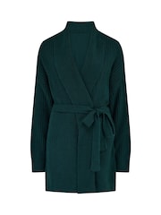 Pour Moi Green The Go To Comfy Tie Waist Cardigan - Image 3 of 4