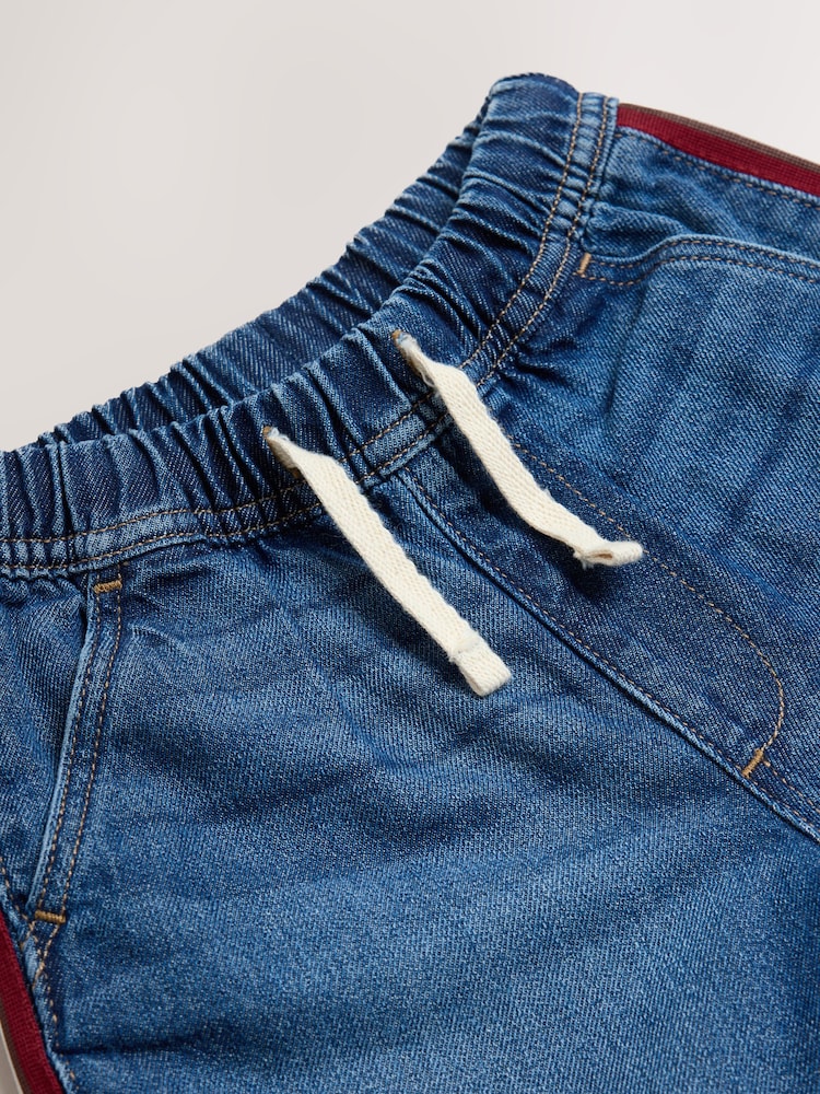 Mid Blue & Red Side Tape Wide Fit Jeans (3mths-7yrs) - Image 8 of 8 Mid Blue & Red Side Tape Wide Fit Jeans (3mths-7yrs) - Image 8 of 8