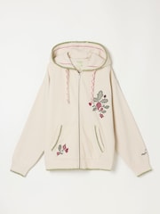 FatFace Fern Ivory Homegrown Zip Through Hoodie - Image 1 of 1