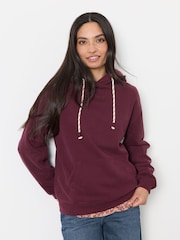 FatFace Freya Dark Purple Overhead Hoodie - Image 1 of 5