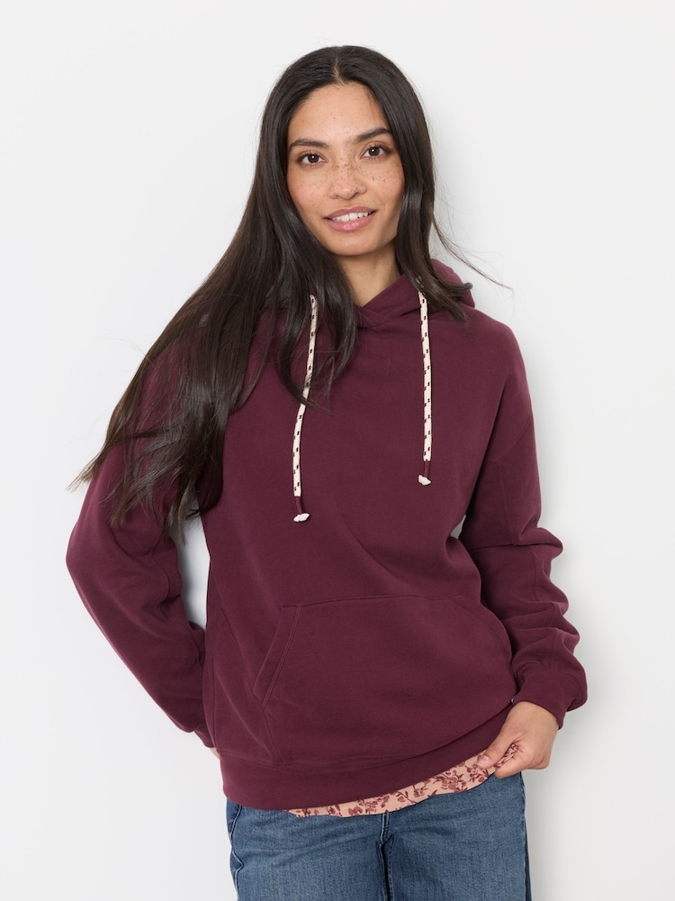 FatFace Freya Dark Purple Overhead Hoodie - Image 1 of 5