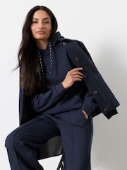 FatFace Freya Navy Overhead Hoodie - Image 4 of 5