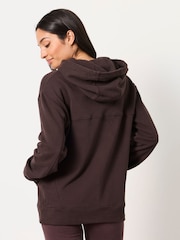 FatFace Freya Chocolate Brown Overhead Hoodie - Image 2 of 6