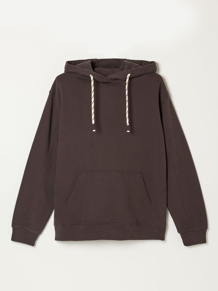 FatFace Freya Chocolate Brown Overhead Hoodie - Image 6 of 6