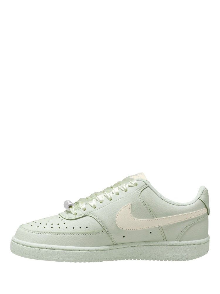 Nike Mint Green Court Vision Low Trainers - Image 2 of 4 Nike Mint Green Court Vision Low Trainers - Image 2 of 4