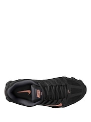 Nike Black White Reax 8 Training Workout Trainers - Image 3 of 4
