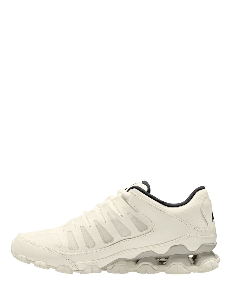 Nike White White Reax 8 Training Workout Trainers - Image 2 of 4 Nike White White Reax 8 Training Workout Trainers - Image 2 of 4