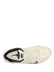 Nike White White Reax 8 Training Workout Trainers - Image 3 of 4