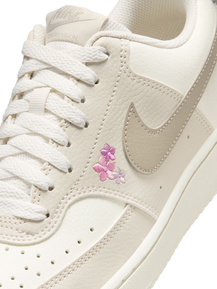 Nike Cream Court Vision Low Trainers - Image 6 of 6 Nike Cream Court Vision Low Trainers - Image 6 of 6