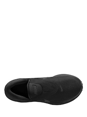 Nike Triple Black Revolution 8 Slip On Road Running Trainers - Image 3 of 4