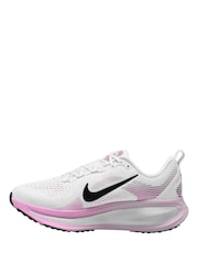Nike White Pink Vomero 18 Road Running Trainers - Image 2 of 4