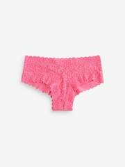 Victoria's Secret Pink/Yellow/Purple Cheeky 4 Pack Knickers - Image 2 of 7