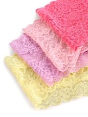 Victoria's Secret Pink/Yellow/Purple Cheeky 4 Pack Knickers - Image 7 of 7