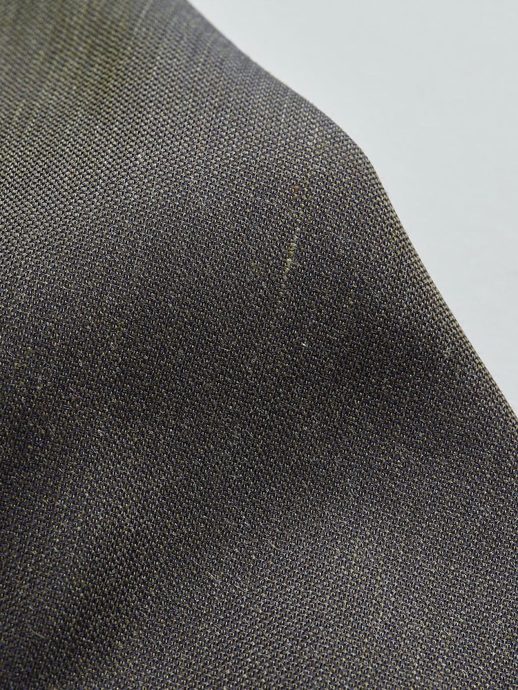 Brook Taverner Green Silk Blend Tie and Pocket Square Set - Image 4 of 4