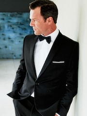 Brook Taverner Pure Silk Pre Tied Bow Tie - Larawan 3 ng 4