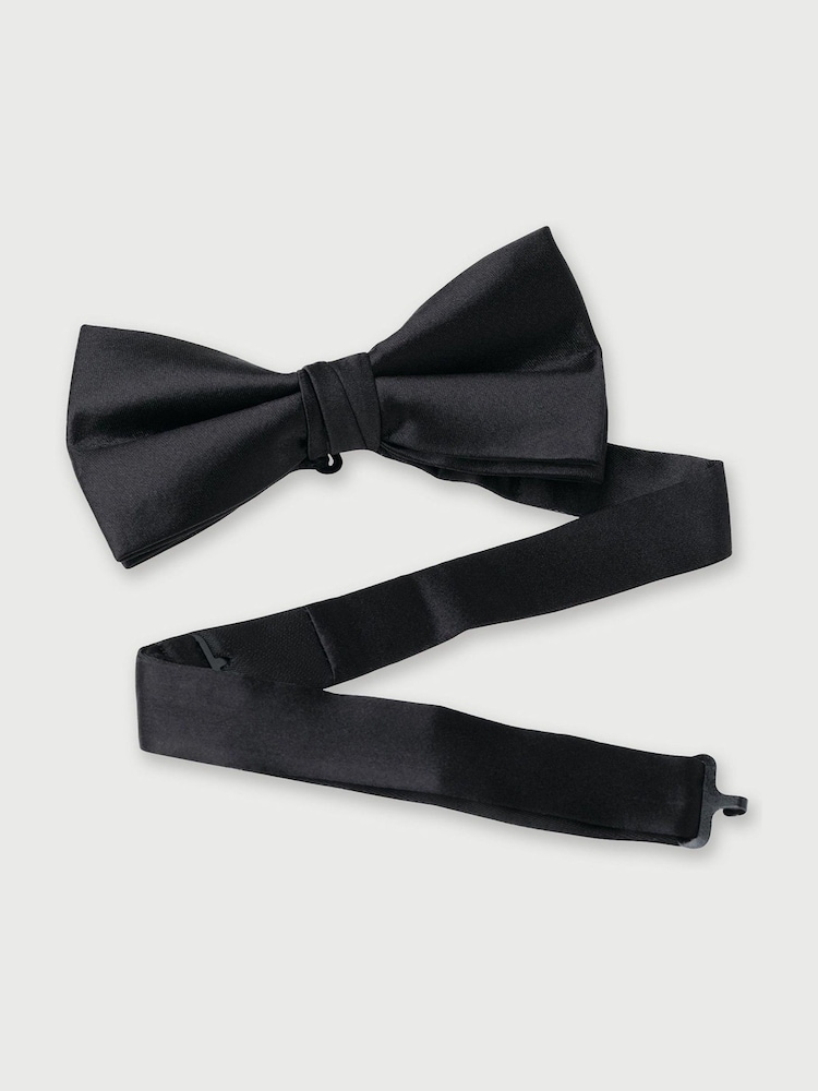Brook Taverner Pure Silk Pre Tied Bow Tie - Larawan 4 ng 4