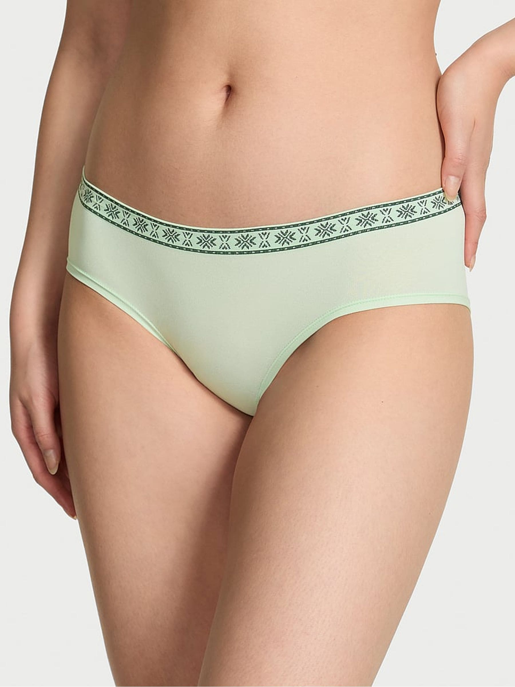 Victoria's Secret PINK Mint Green Hipster Seamless Knickers