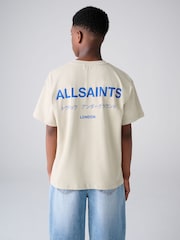 Gris clair - T-shirt smALLSAINTS oversize Underground Crew en coton - Image 1 de 11
