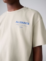 Gris clair - T-shirt smALLSAINTS oversize Underground Crew en coton - Image 5 de 11