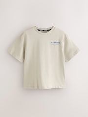 Gris clair - T-shirt smALLSAINTS oversize Underground Crew en coton - Image 7 de 11