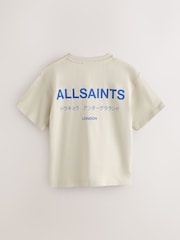 Gris clair - T-shirt smALLSAINTS oversize Underground Crew en coton - Image 8 de 11