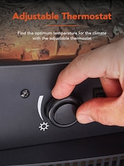 Warmlite Oak Cambridge Fireplace Stove Suite - Image 4 of 8