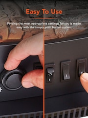 Warmlite Oak Cambridge Fireplace Stove Suite - Image 6 of 8