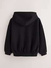 smALLSAINTS Black Stamp Logo Oversize Hoodie - Image 8 of 10