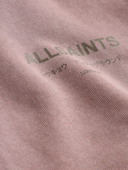 smALLSAINTS Washed Brown Oversized Underground Pullover Hoodie - Image 8 of 9