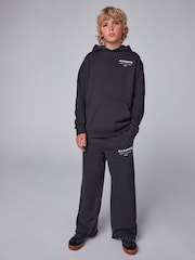 smALLSAINTS Black Underground Wide-Leg Joggers - Image 1 of 12