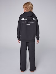 smALLSAINTS Black Underground Wide-Leg Joggers - Image 4 of 12