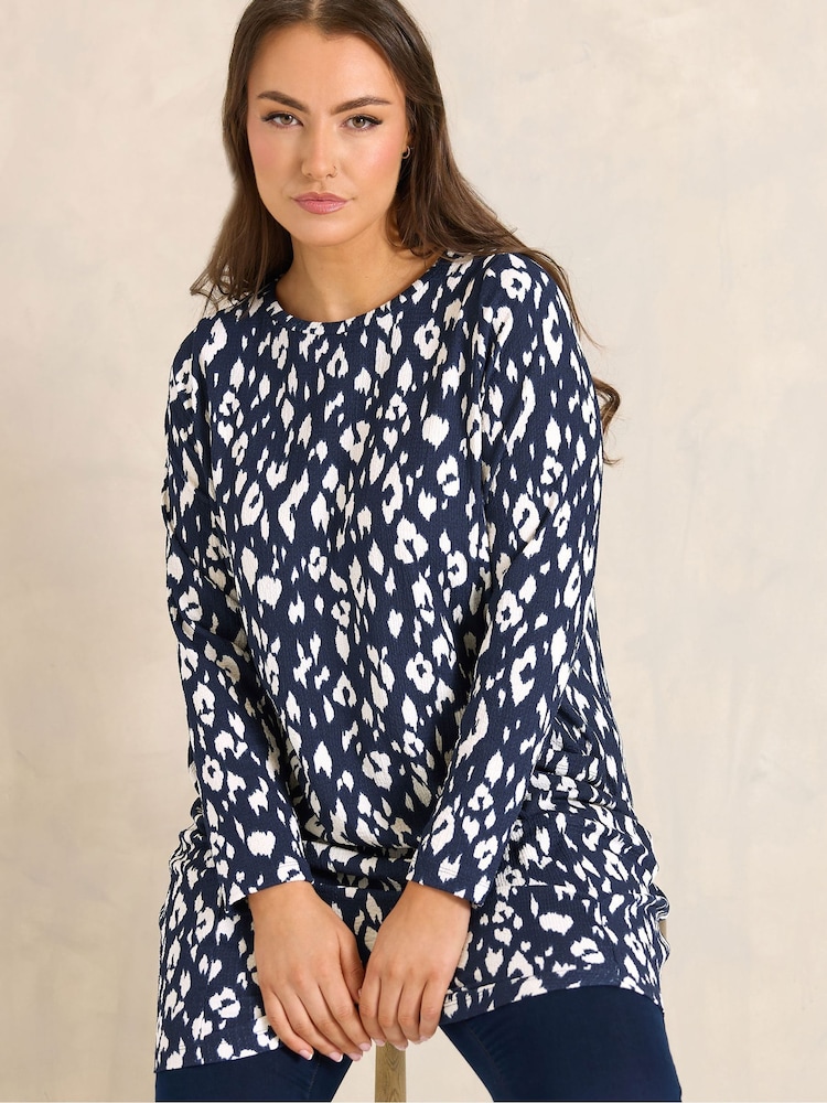 Evans Blue Pocket Tunic - Image 1 of 5 Evans Blue Pocket Tunic - Image 1 of 5