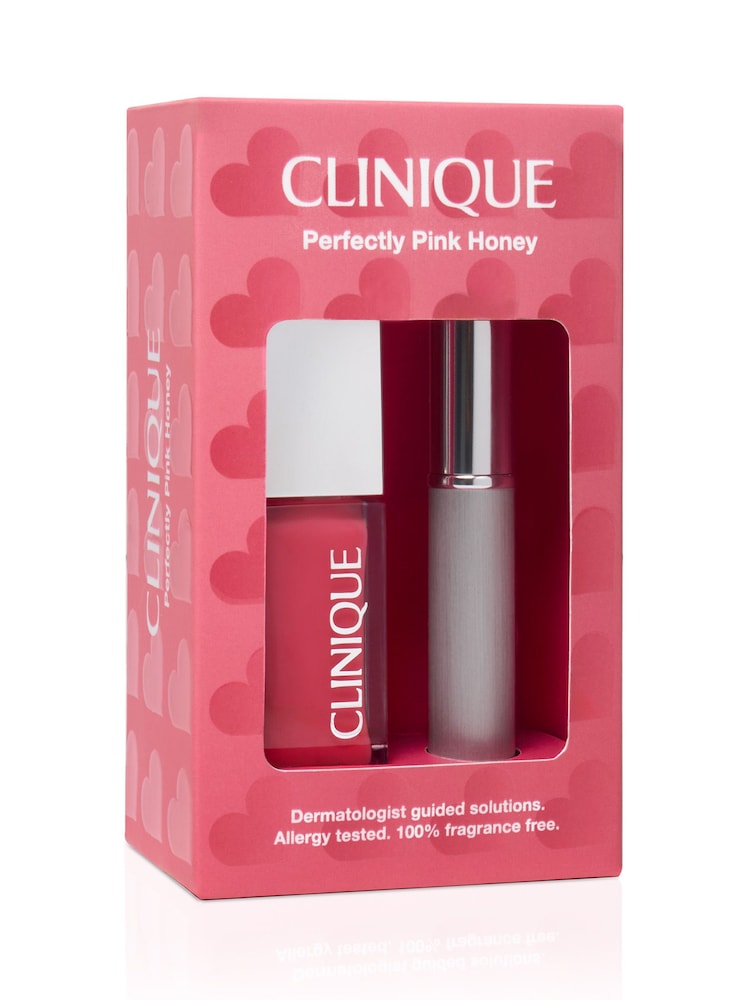 Clinique Perfectly Pink Honey Lip Gift Set (Worth £45) - Image 1 of 6